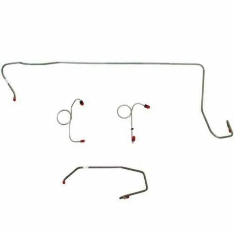 1974 Dodge Challenger Front Brake Line Kit Manual Disc Brakes - EKT7402OM